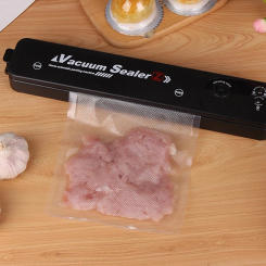 Kitchen Gadgets Home Sealing Machine with 10 Vac Bags Food Vacuum Sealer Plastic Bags Sealer Food Vacuum Packaging Machine ﻿