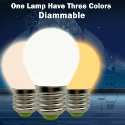 Hot Dimmable LED Globe Bulb E26 E27 B15 B22 E14 E12 3W 110-220V Color Change Lamp Cold White Warm Replace 25w Halogen Lamps