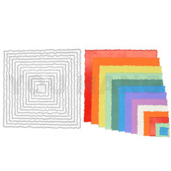 2024 New Arrival Square Metal Cutting Dies For DIY Card Scrapbook Diary Decoration Embossing Template Handmade
