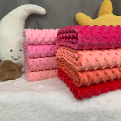 Hot Sale Minky Dot Fabric 45x45cm/150x50cm/150x100cm Soft Faux Fur Fabric 1mm Sewing Fabric DIY Handmade/pillow Plush Fabric