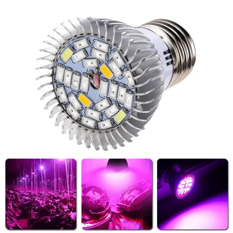 Description Picture 2 of item18W/28W/78W light-emitting diode full spectrum growth lamp E27 E14 GU10 for plant uv-ir indoor plant lamp AC85-265V