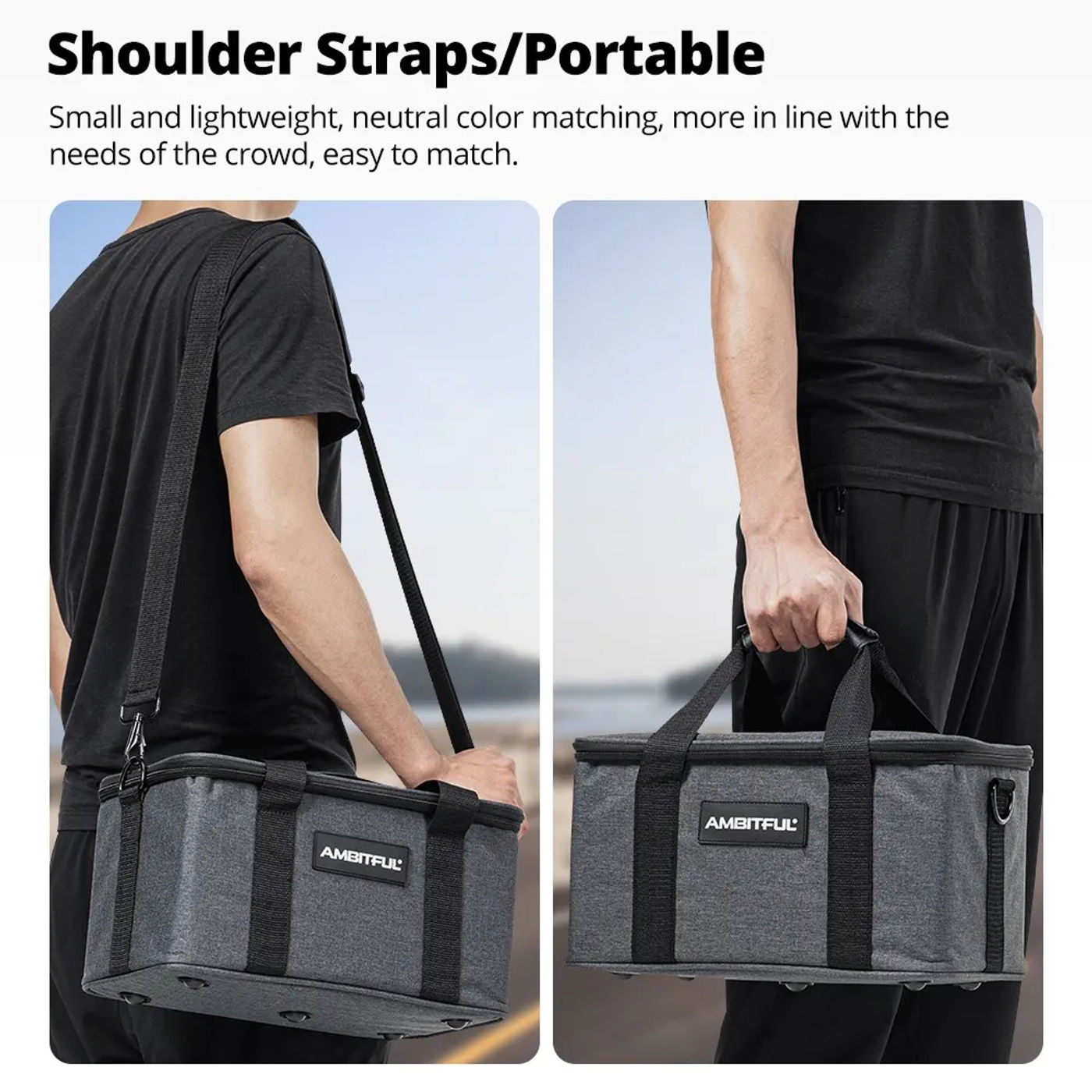 Description Picture 4 of itemAmbitful PB18 Shoulder Straps Portable Carry Bag Studio Flash Light Video Camera Bag for Outdoor Photography Photo Video