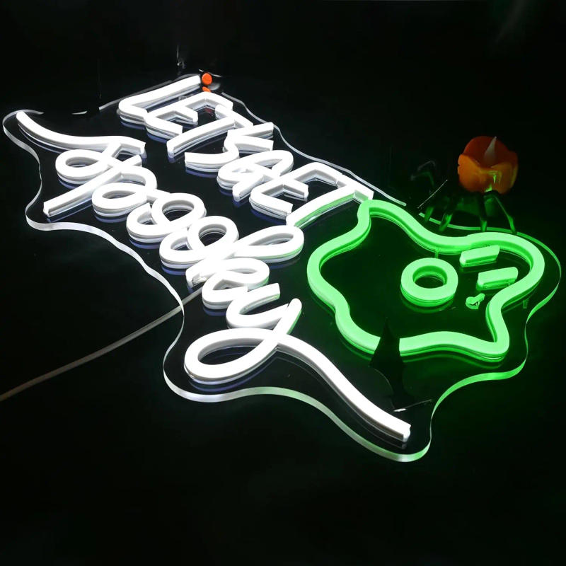 Description Picture 5 of itemLet’s Get Spooky Neon Sign Halloween Skeleton Skull LED Neon Light Sign For Game Room Bar Club Man Cave Home Decorations Gift