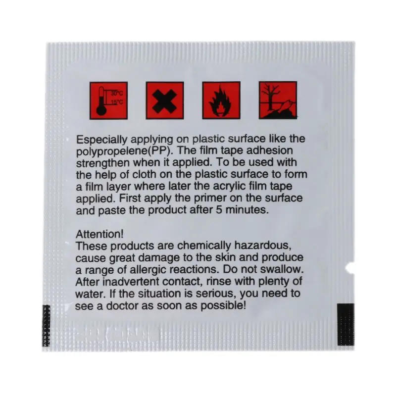 Description Picture 6 of item50 Pcs Automotive Adhesion Promoter Sponge Applicator Works with Double-sided Tape, Bonds to a Variety of Surfaces