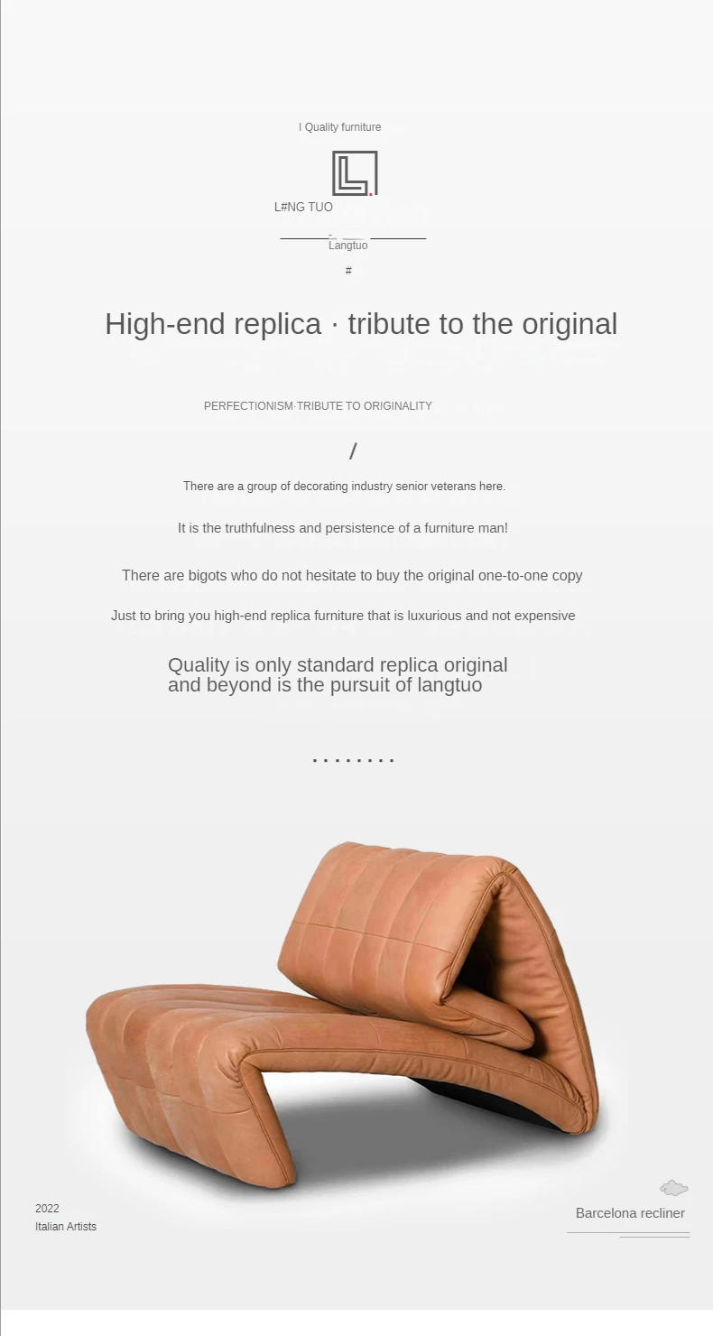 Description Picture 2 of itemSingle Sofa Chair Leisure Creative Folding Art Lazy Recliner Multifunctional Living Room Furniture Home Mobilier