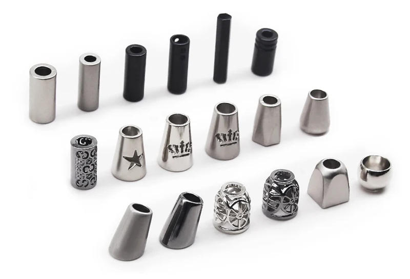 Description Picture 4 of item10pcs High Quality Metal End Stopper Cord Rope Ends Locks Lanyard Clips Fastener For Backpack Garment Drawstrings Accessory DIY