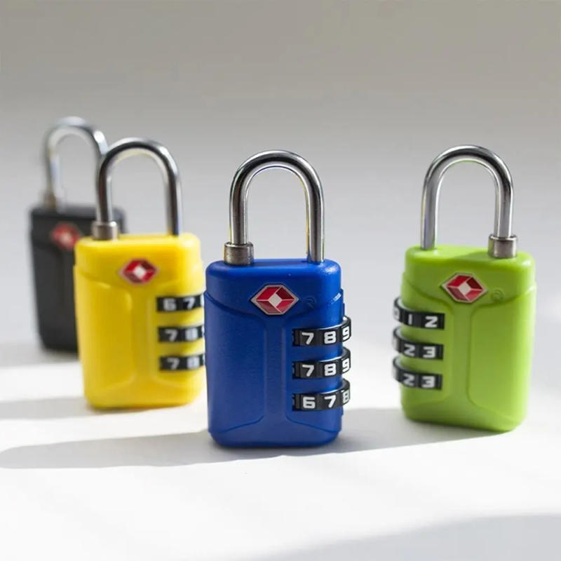 Description Picture 5 of itemTSA Customs Padlock ABS Colorful Suitcase Luggage Coded Lock Travel Anti-theft Password Lock Portable Cabinet Locker Padlock