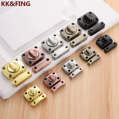 KK&FING Zinc Alloy Left And Right Latch Door Buckle Push-pull Door Thickened Door Bolt lock Buckle Door Latch