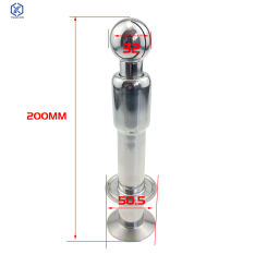360 degree rotating CIP spray ball 1.5"*1.5"/1.5"*2"/2"*2" clamp type SS304 fermentation tank cleaning accessories