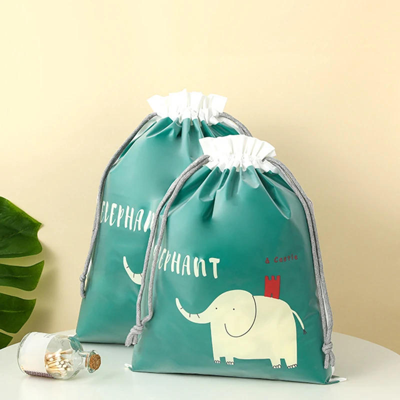 Description Picture 6 of itemPlastic Storage Bag Drawstring Bag Waterproof Storage Bag Travel Storage Bag Wet Clothes Swimsuit Storage Bag 36*45cm