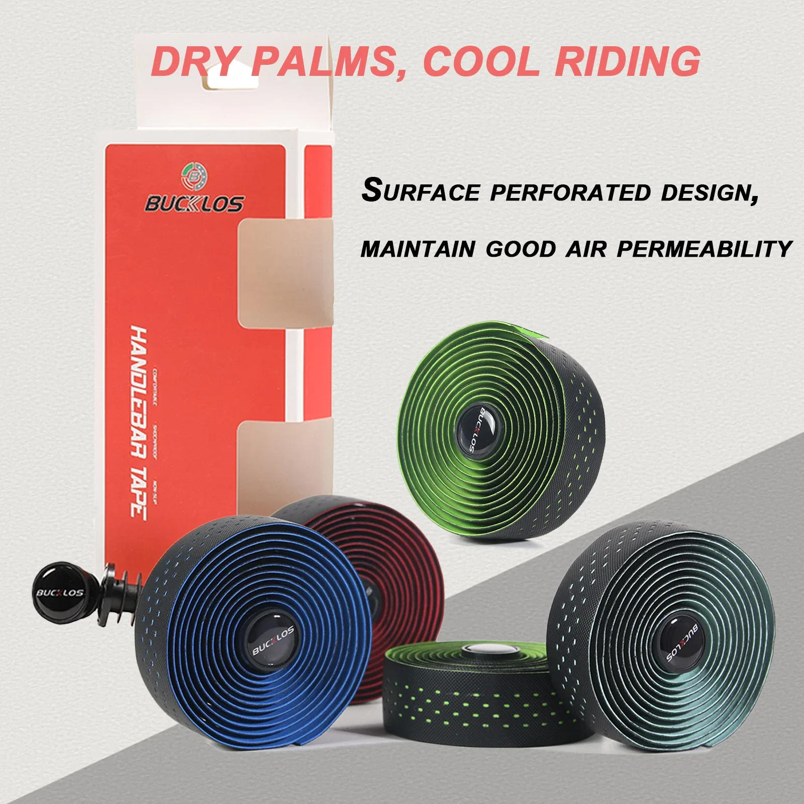 Description Picture 6 of itemBUCKLOS Professional Gravel Bike Handlebar Tape Shockproof Comfort Road Bicycle Bar Tape Bike Handle Bar Belt Cycling Parts