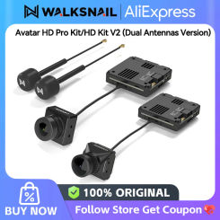 Walksnail Avatar HD Kit V2 / Avatar HD Pro Kit (Dual Antennas Version) Gyroflow+32G HD Mini 1S FPV Freestyle Drones DIY Parts