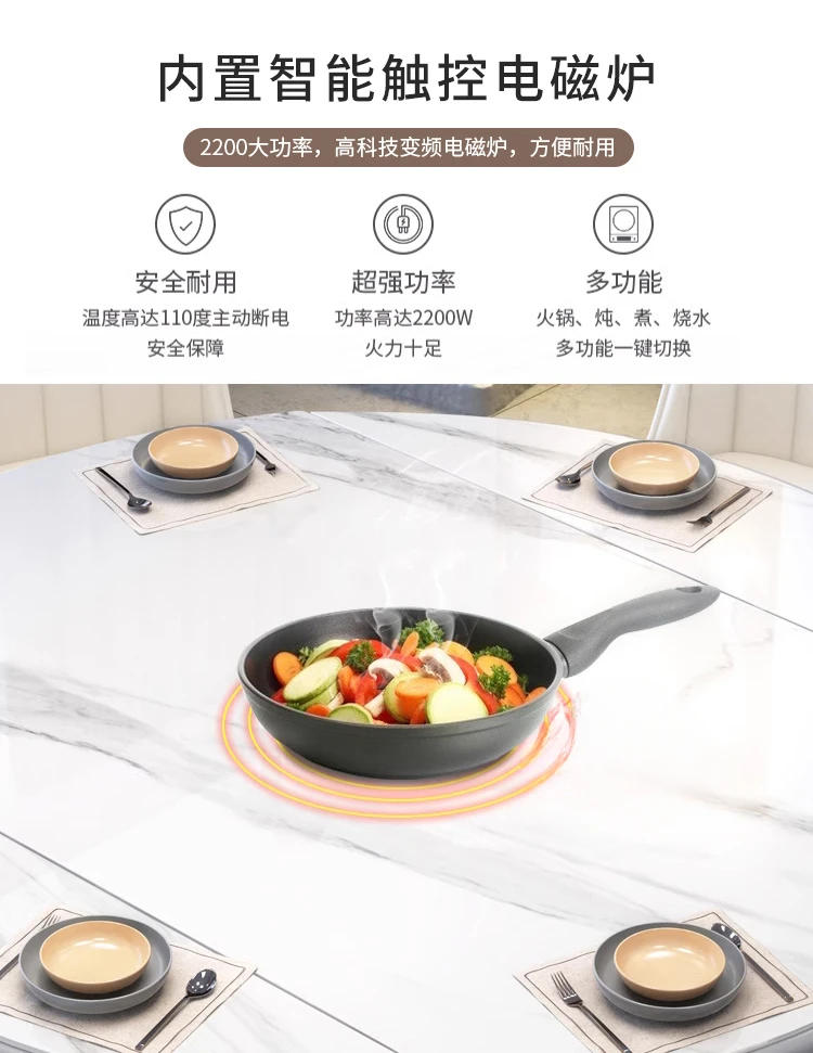 Description Picture 3 of itemRestaurant Tables Coffe Cafe Table Dining Sets Luxury Extended Type Kids Chair Set Island Furniture Sets Modern Tabelle Bed