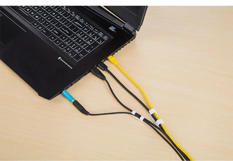 Description Picture 4 of item5/16/20 Pcs Cable Clips Organizer Drop Wire Holder Cord Management Self-Adhesive Cable Manager Fixed Clamp Wire Winder