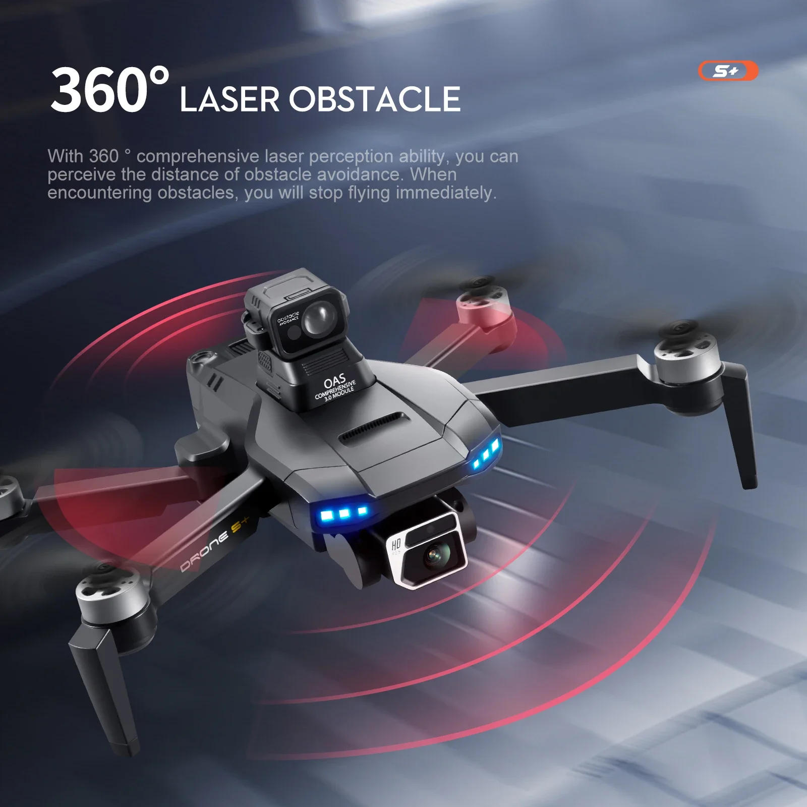 Description Picture 5 of itemPRO Drone 8K GPS HD Aerial Photography Dual-Camera Omnidirectional Obstacle Avoidance Optical Flow Positioning Drone
