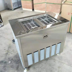 Commercial Double Mold Popsicle Maker 2 Molds Popsicle Making Machine Ice Lolly Bar Popsicle Stick Ice Cream Machine