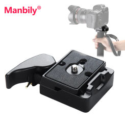 Manbily Camera Quick Release Plate Tripod Ball Head Mount Adapter Base Clip Plate Clamp for Arca Swiss Dslr Ballhead