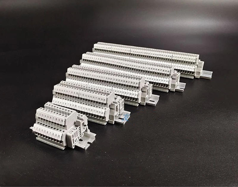 Description Picture 3 of itemMBKKB2.5 MBKKB-2.5 Double Layer Screw Clamp DIN Rail Terminal Blocks Kit Set 500V 24A