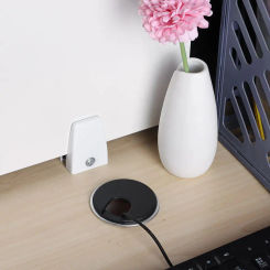 35/50mm Tidy Cable Clamp Office Buckle Line Wire Hole Cover Desk Table Cable Fastener Line Box Computer Grommet