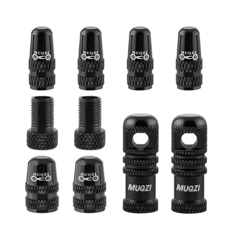 Description Picture 6 of itemAluminium Alloy Presta Valve Stem Cap Set Strong Sealing Wear Resistant Tubeless Tire Valve Cap Set CNC Anti Corrosion