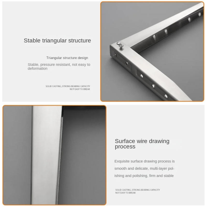 Description Picture 4 of itemStainless steel Folding Shelf Bracket Collapsible Space Saving Wall Mounted Support Useful Adjustable Wall Mount Shelf Furniture