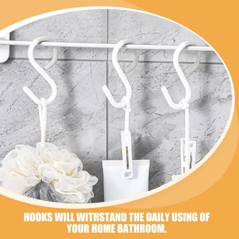Description Picture 5 of item12 Pcs S-hook Hangers For Coats Multipurpose Keys Hooks Closet Clothes Pp Hanging Holder Multi-functional
