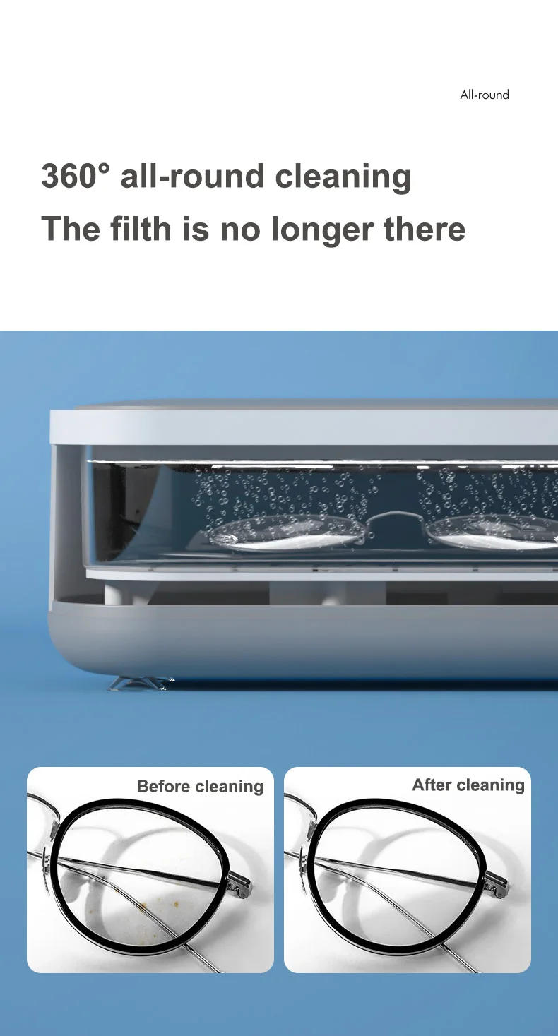 Description Picture 6 of itemNew Ultrasonic Cleaning Machine High Frequency Vibration USB Ultrasonic Cleanser Wash Cleaner Watch Jewelry Glasses Cleaner