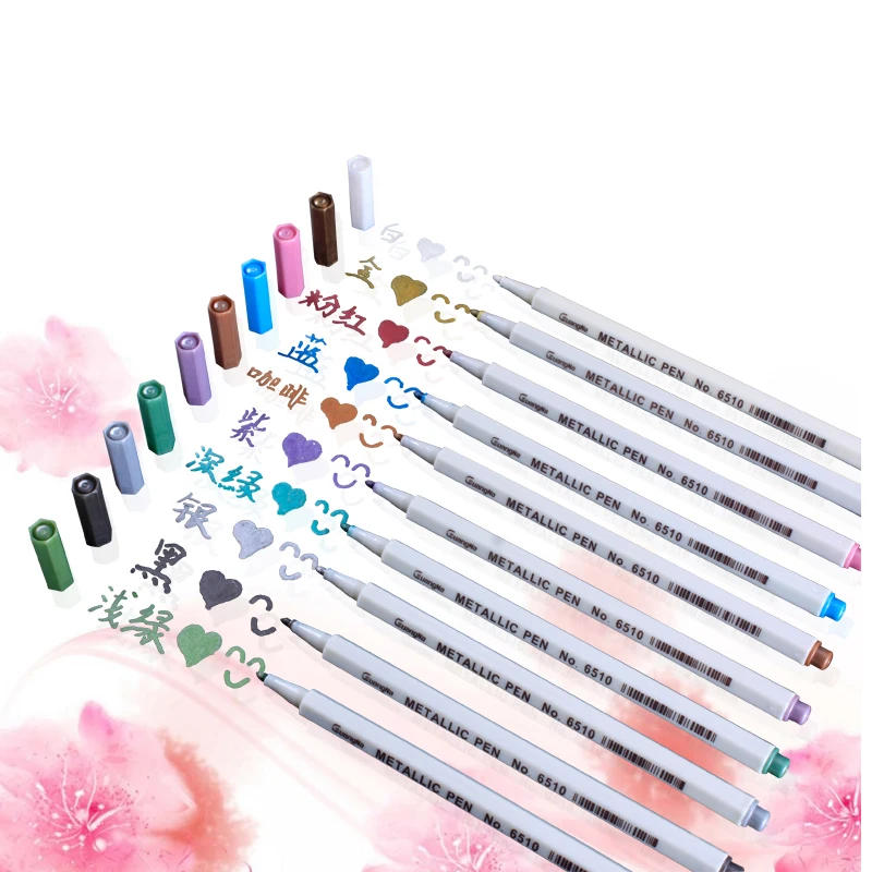 Description Picture 2 of itemwax seal mark pen stamp decoration wax seal metal gold color pen metallic Wax Stamp Markers Vintage Waxing Color Pens