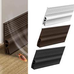 1 PC Sealing Strip Anti Delamination Door Bottom Sealing Strip Windproof Dust Rain Weatherstrip Noise Reduction Insulator Sealer