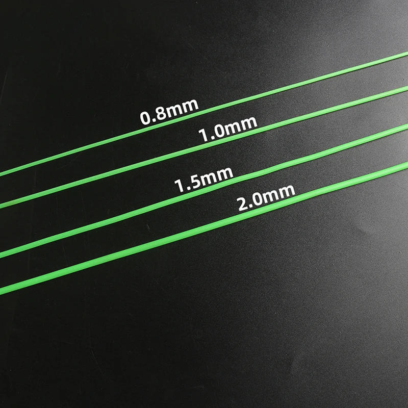 Description Picture 4 of item1.5M Fishing Night Luminous Tube Green Soft Silicone Fishing Sleeves Fishing Rig Hook Line Glow Pipe Light fishing Tackle Tool