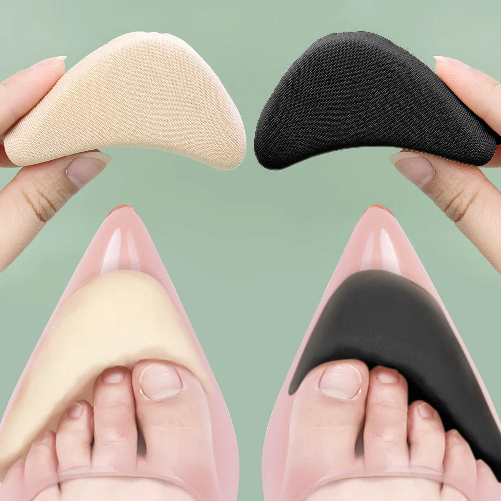 Description Picture 3 of itemHigh Heel Spong Half Forefoot Insert for Women Toe Plug Cushion Pain Relief Protector Big Shoes Toe Front Filler Adjustment
