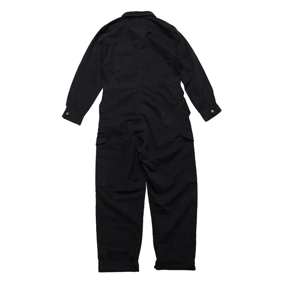 Description Picture 6 of itemMen's Workwear One-piece American Style Multi-pocket Pants Ami Khaki Trendy Brand Jumpsuit Loose Worker Overalls Suit