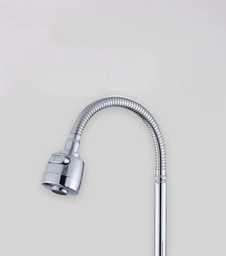 Description Picture 5 of item1Pc Stainless Steel Kitchen Sink Faucet Pipe Connection Saving Nozzle Faucet Connector Outlet Tube Kitchen Accessories