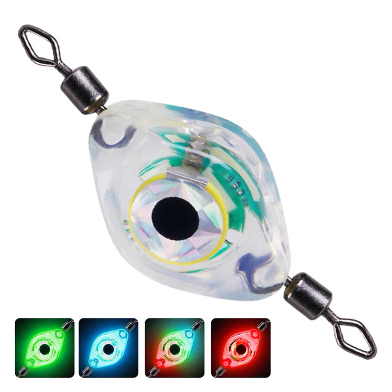 Description Picture 4 of itemLED Fish Lamp Mini Fishing Lure Light LED Underwater Eye Shape Fishing Squid Fishing Bait Luminous Lure For Attracting Fish Part