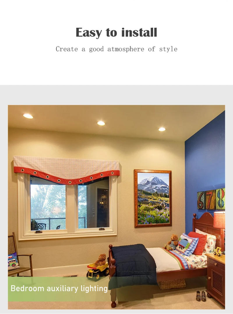 Description Picture 6 of item10pcs LED Downlight 110V 220V Ceiling Light 6W 17W 20W 24W Recessed Led Down light Round Panel Light Spotlight Indoor Lighting