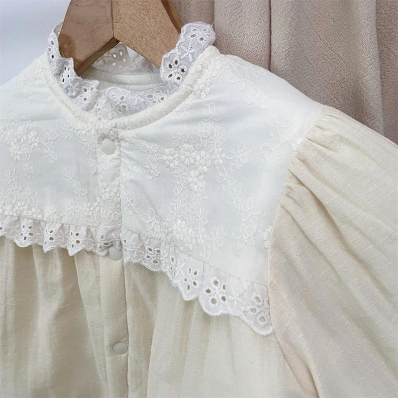 Description Picture 3 of item2025 New Winter Baby Clothes Girl Cotton-padded Jackets Sweet Girls Thick Cotton Lining Parkas 1-3y Newborn Infant Warm Outwear