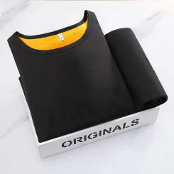 Long Johns Thermal Underwear Sets Winter Women Clothes Warm Lingerie Long-Sleeved Trousers Plus Velvet Thickening Suit Clothes