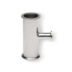 KF-10/16/25/40/50 Vacuum Tri Clamp Reducer Tee 3 Ways SUS304 Stainless Sanitary Pipe Fitting Beer Brewing Diary Product