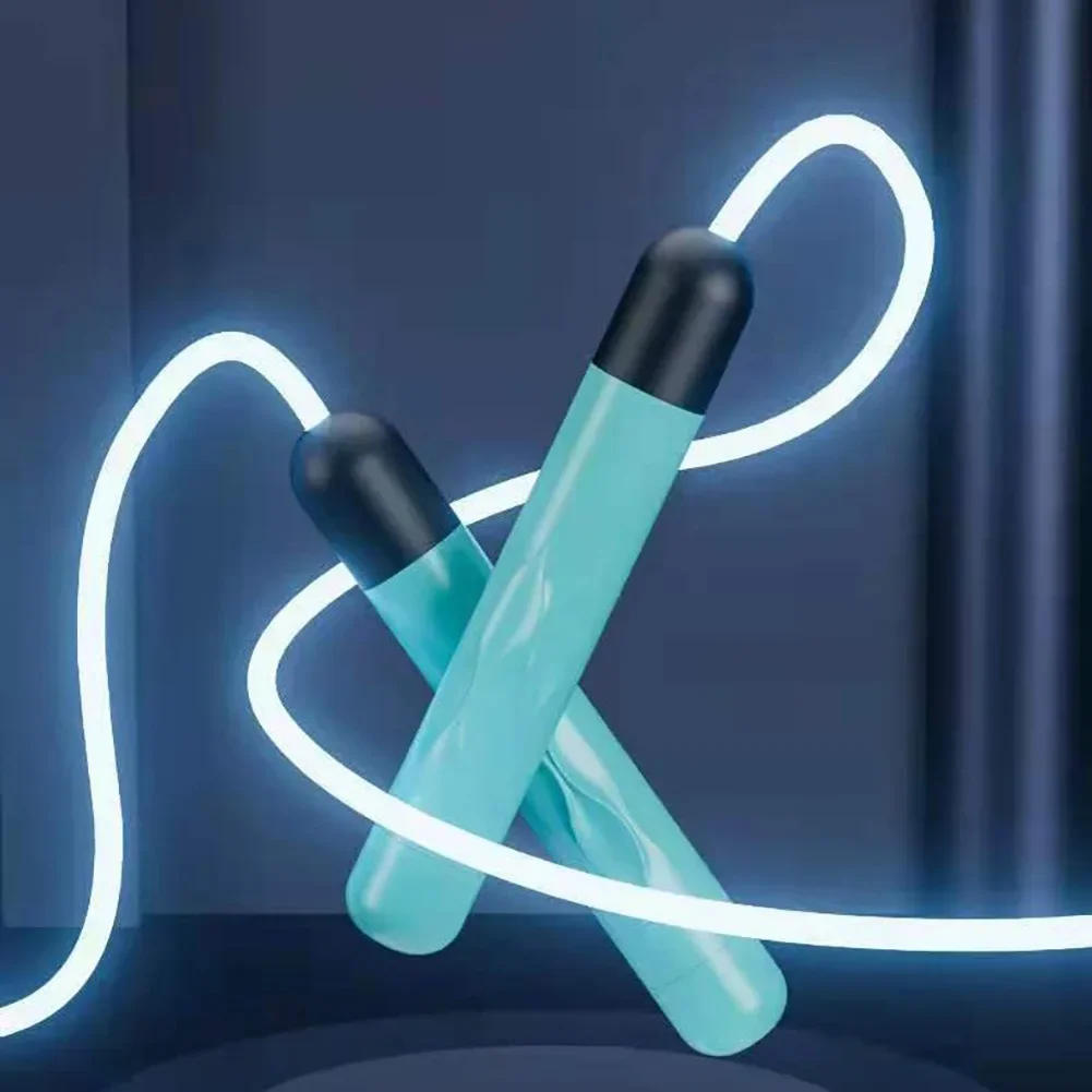 Description Picture 3 of itemGlowing Jump Ropes LED Luminous Skip Rope for Kids Adult Fitness Adjustable Skipping Rope Training Sports Equip Outdoor Jumping