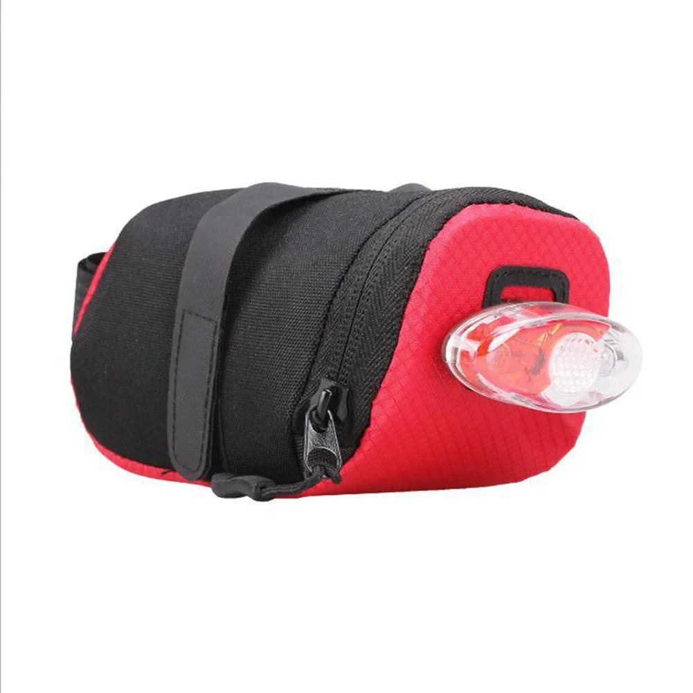 Description Picture 6 of item1X Bicycle Bag Bike Saddle Bag Cycling Seat Tail Pouch Foldable Seatpost Storage Bag Backpack Bicycle 15x7x7cm Bikepacking