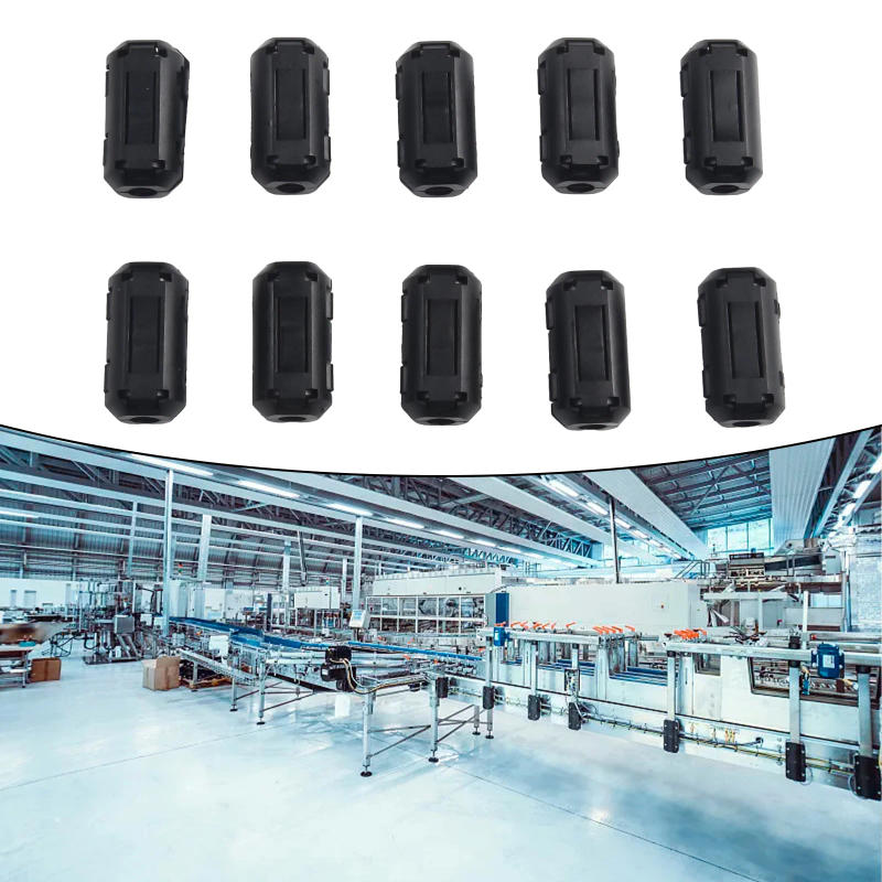 Description Picture 2 of item10pc TDK Toroidal Ferrite Core Noise Suppressor Filter Clip Bead Clip Choke Ring 5mm Cable Clamp Soft Magnetic For Powerline