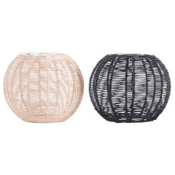 Woven Lamp Shade Unique Handmade Weaved Rattan Lampshade Bohemian Lampshade