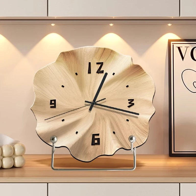Description Picture 4 of itemDesktop Clock Modern Bedroom Living Room Silent Table Clock Nordic Interior Luxury Unique Office Desk Clocks Home Decoration