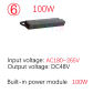 100W Built-in