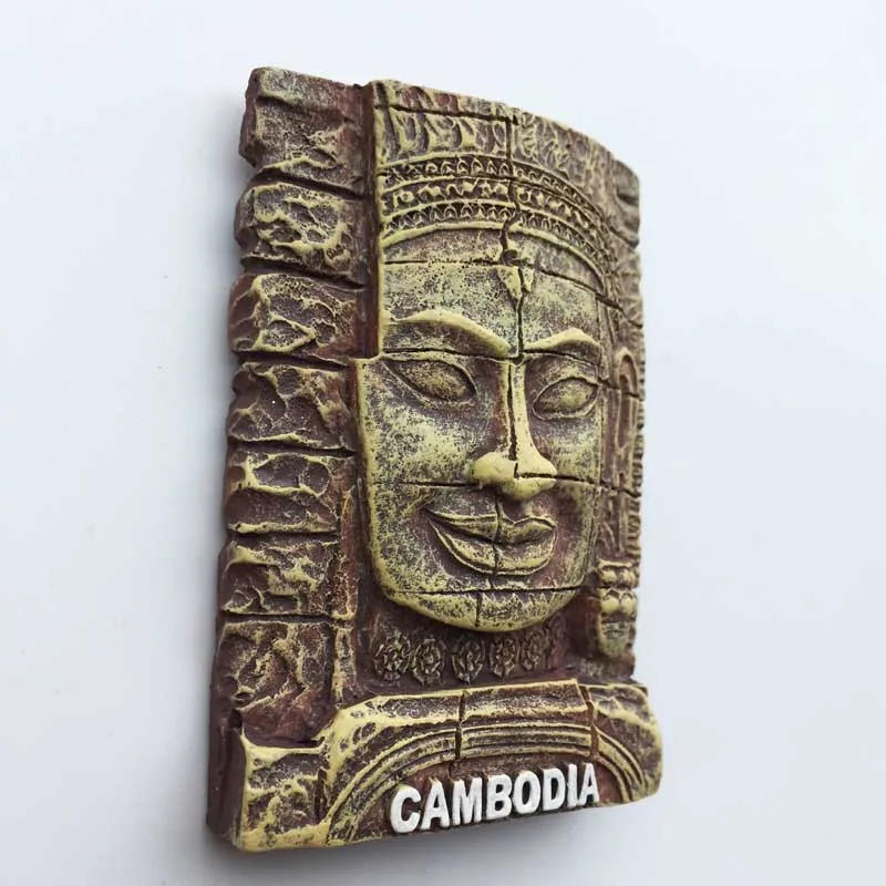 Description Picture 5 of itemCambodia Travelling Fridge Magnetic Stickers Angkor Wat Tourist Souvenirs Fridge Magnets Home Decor Message Board Stickers