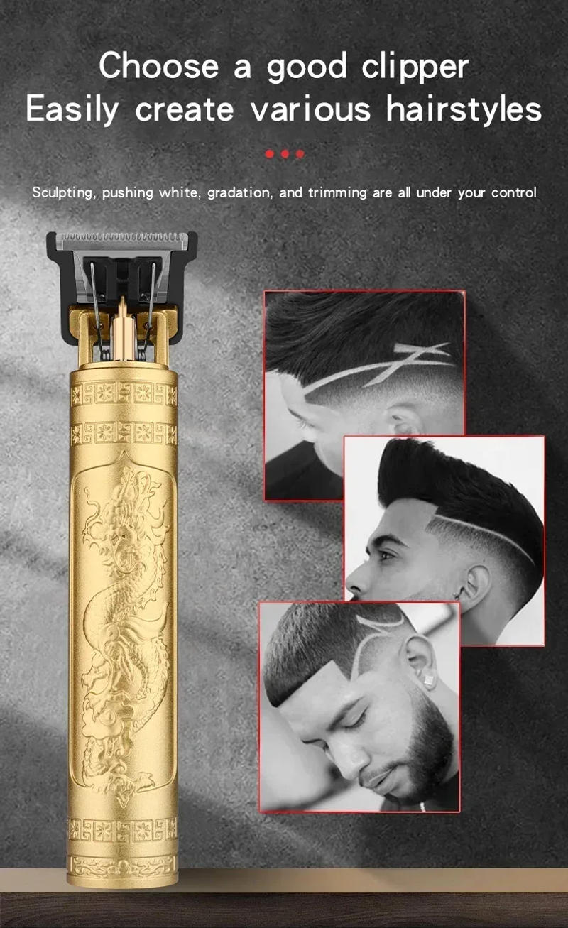 Description Picture 4 of itemT9 Hair Clipper Beard Shaving Body Hair Trimmer Clippers Electric Hair Cutting Machine Professional Barber Men Trimmer Shaver