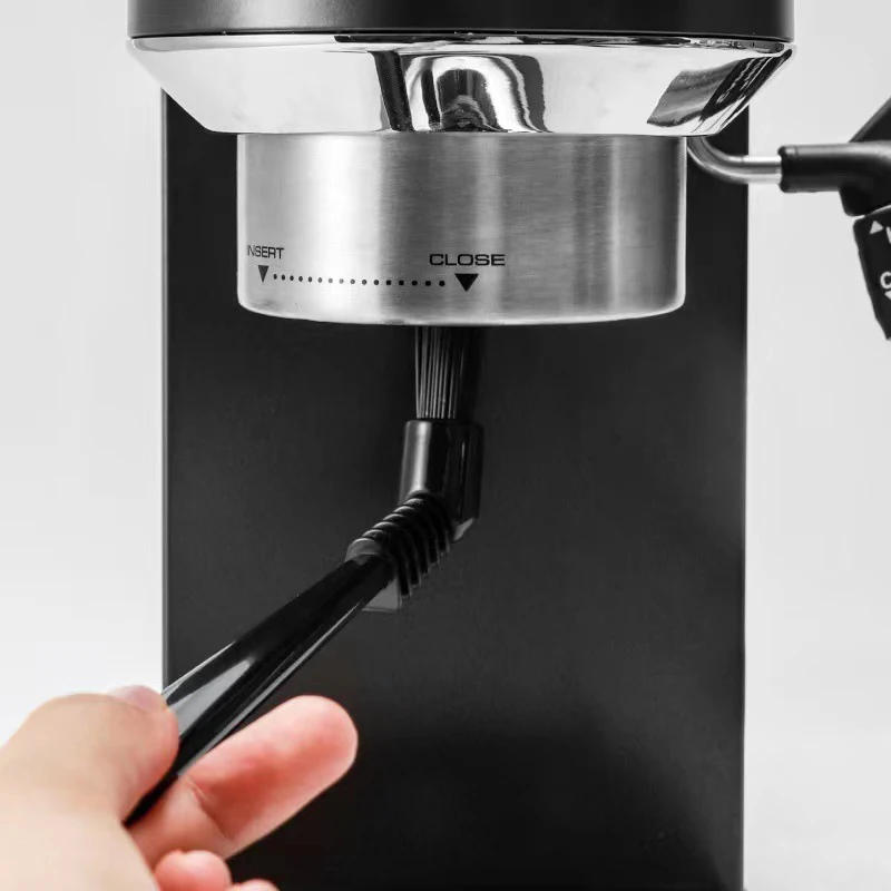 Description Picture 3 of itemCoffee Machine Cleaning Brush Soft Hair Plastic Brush Grinder Cleaning Brush Bar Double Head Brewing Head Cleaning Brush