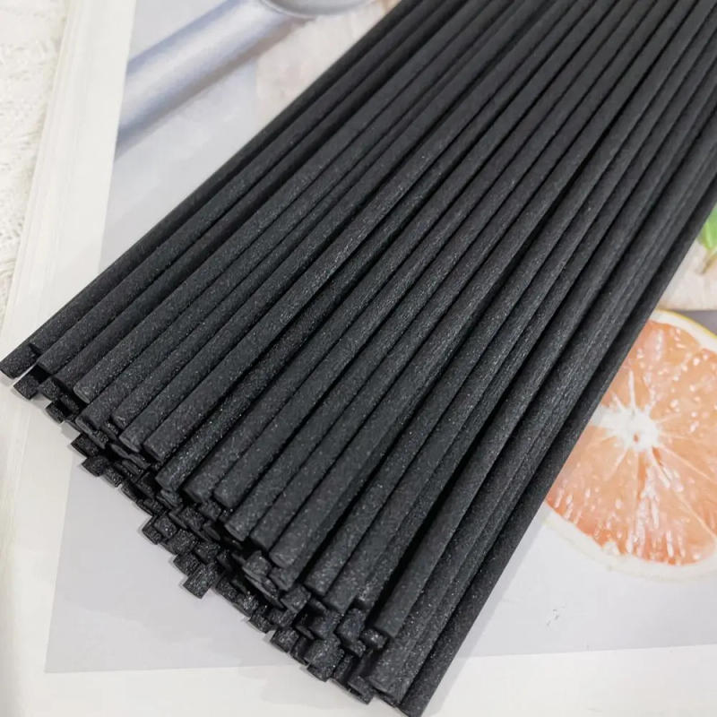 Description Picture 6 of item100PCS L19/22/24/25/30/40cm Black Fiber Rattan Sticks Essential oil Reed Diffuser Sticks 3mm for Home Decoration Air freshener