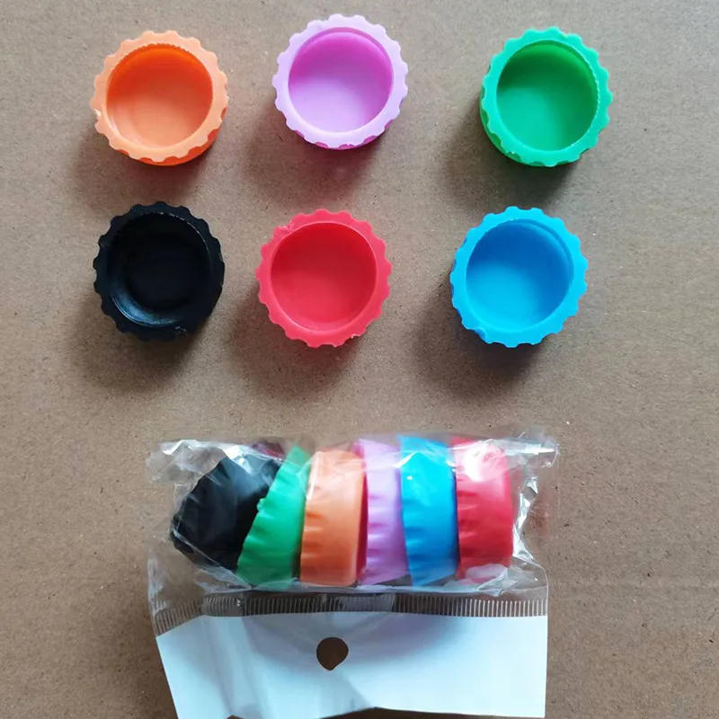 Description Picture 4 of itemReusable Silica Gel Bottle Cap Sealed Beer Vinegar Soy Sauce Soda Cola Cap Leak-proof Sealing Wine Protective Stopper Bar Tools