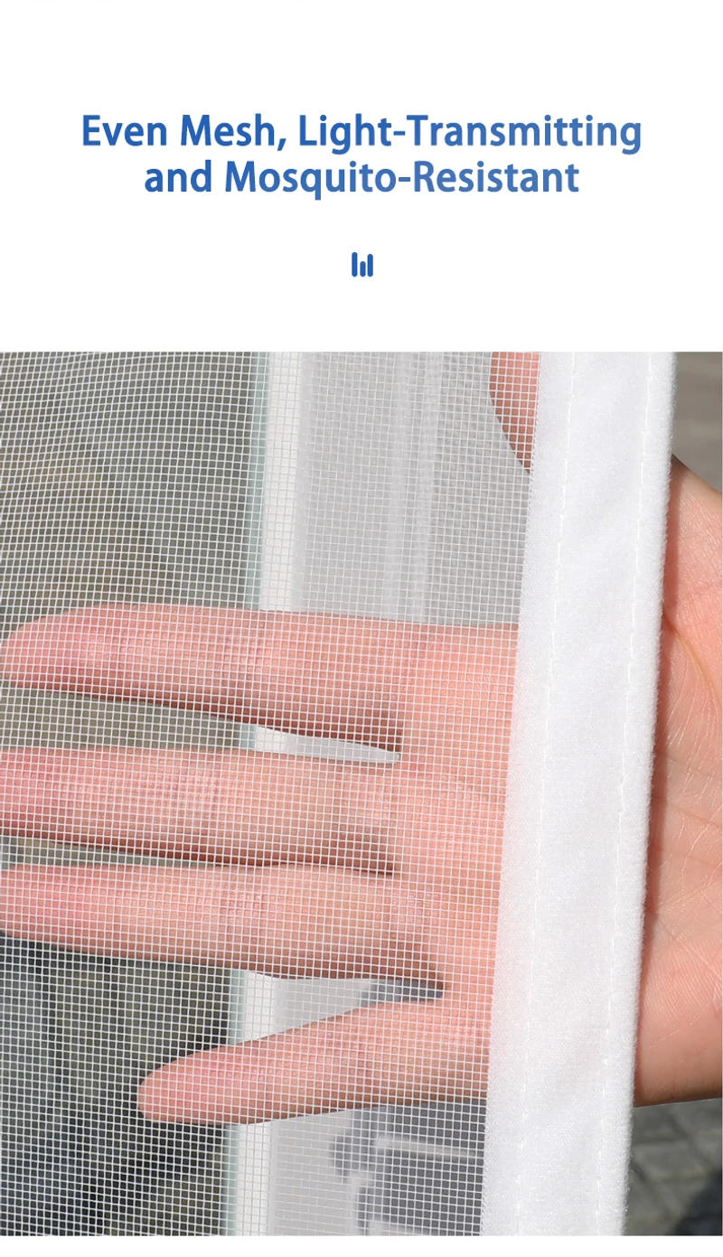 Description Picture 5 of itemWindow Screen â€“ Mosquito & Dust Defense Tool-Free Setup Ultra-Thin & Breathable Mesh Fits Most Windows & Patio Doors